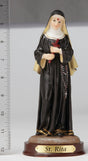 8" Saint Rita - Hand Painted - Religious Art - Chiarelli's Religious Goods & Church Supply