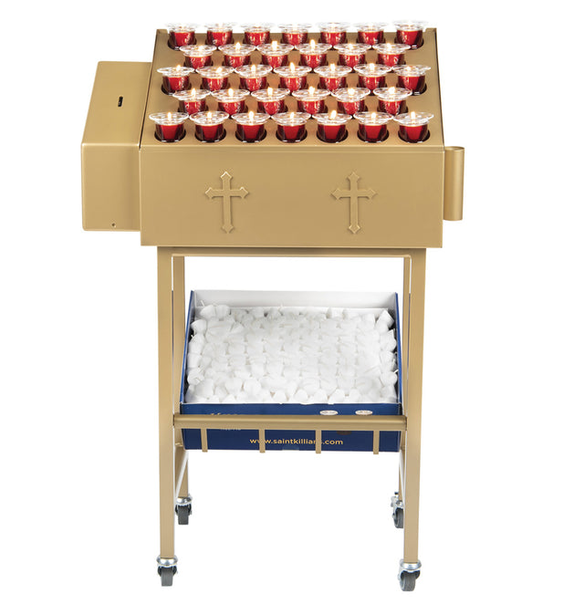St. Thomas Range | Votive Candle Burning Unit | 33 Piece - St. Killian's - Chiarelli's Religious Goods & Church Supply