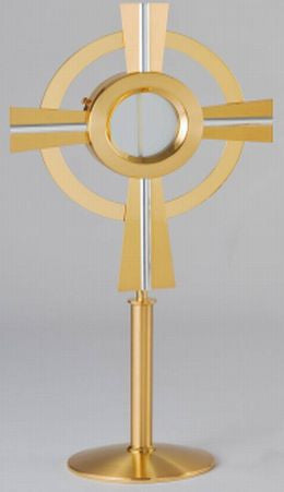 Ostensoria - Gold and Silver Plated - ZM575 - Zieglers - Chiarelli's Religious Goods & Church Supply