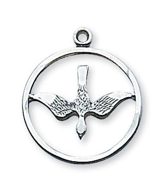 Holy Spirit Cutout Necklace - McVan - Chiarelli's Religious Goods & Church Supply