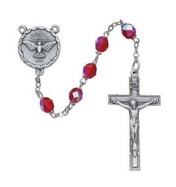 Red H.S. Rosary - 7mm - McVan - Chiarelli's Religious Goods & Church Supply