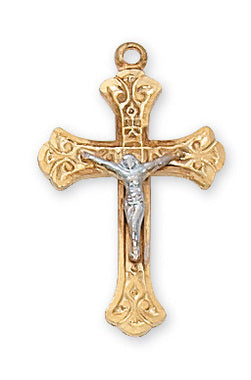 Gold Crucifix - McVan - Chiarelli's Religious Goods & Church Supply