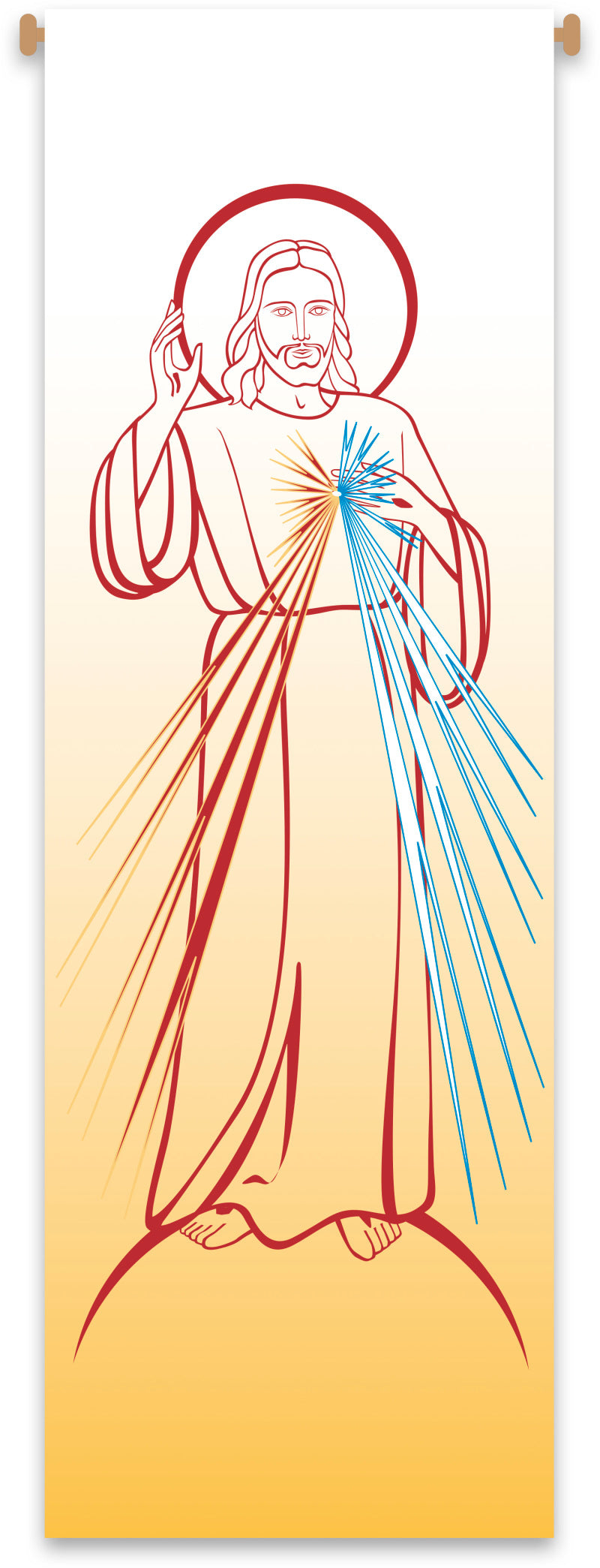 Divine Mercy Banner - Slabbinck - Chiarelli's Religious Goods & Church Supply