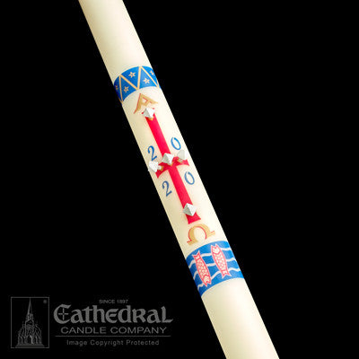 Benedictine | Paschal Candle - Cathedral Candle - Chiarelli's Religious Goods & Church Supply