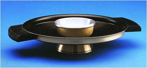 Brazier - Brass with Wood Handles - 16" Diameter - Zieglers - Chiarelli's Religious Goods & Church Supply