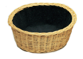 Round Collection Basket - Optional Liner - FJR - Chiarelli's Religious Goods & Church Supply