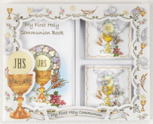 First Communion Gift Set - Girl (LM6104) - Lumen Mundi - Chiarelli's Religious Goods & Church Supply