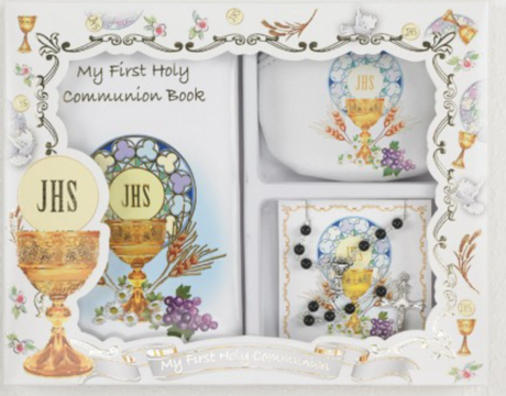 First Communion Gift Set - Boy (LM6202) - Lumen Mundi - Chiarelli's Religious Goods & Church Supply
