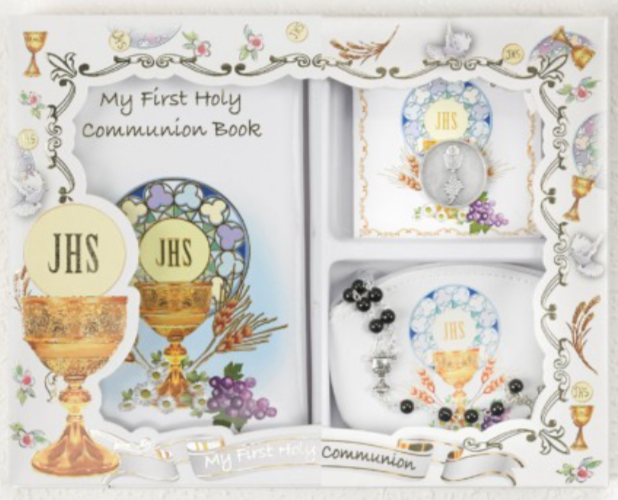 First Communion Gift Set - Boy (LM6204) - Lumen Mundi - Chiarelli's Religious Goods & Church Supply