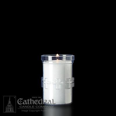 3-Day Devotiona-Lites (Plastic Offering Candle) - Cathedral Candle - Chiarelli's Religious Goods & Church Supply