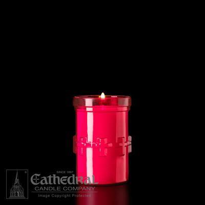3-Day Devotiona-Lites (Plastic Offering Candle) - Cathedral Candle - Chiarelli's Religious Goods & Church Supply