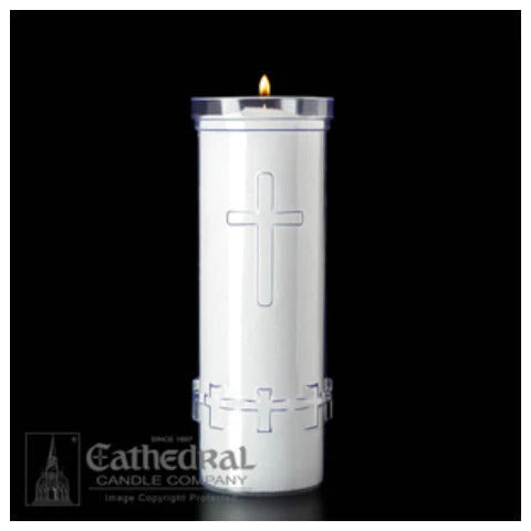 Divine Presence - 7 Day Platic Sanctuary Light - Chiarelli's Religious Goods & Church Supply  - Chiarelli's Religious Goods & Church Supply