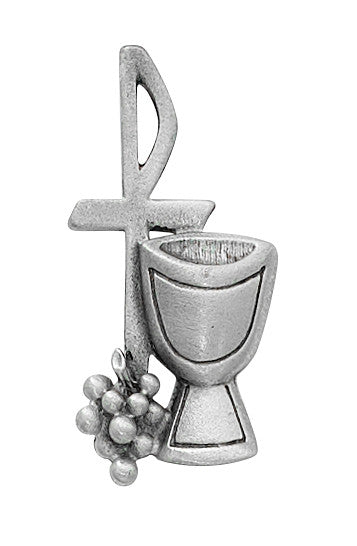 First Communion Pin - Silver - McVan - Chiarelli's Religious Goods & Church Supply