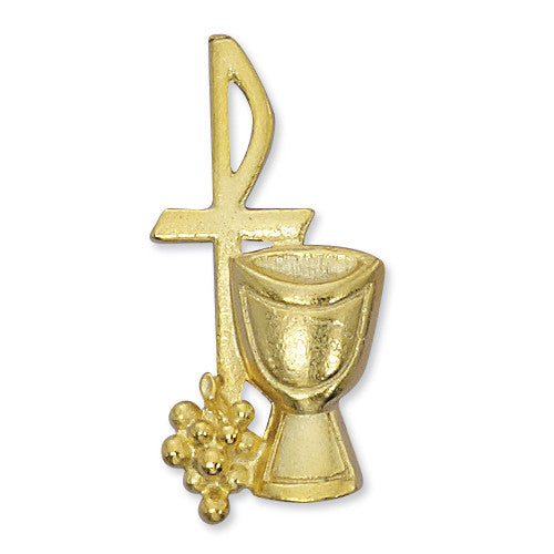 First Communion Pin - Gold - McVan - Chiarelli's Religious Goods & Church Supply
