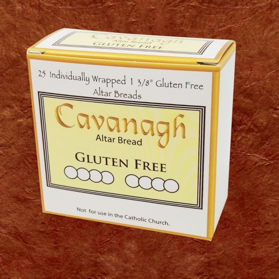 Altar Bread - 1-3/8" Gluten Free Host - Cavanagh - Chiarelli's Religious Goods & Church Supply