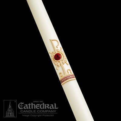 Holy Trinity | Paschal Candle - Cathedral Candle - Chiarelli's Religious Goods & Church Supply
