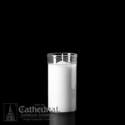 Devotional Candles - InsertaLite - Cathedral Candle - Chiarelli's Religious Goods & Church Supply