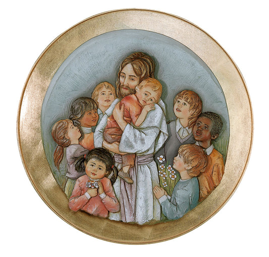 Demetz - Jesus with Kids Medallion | 100/61