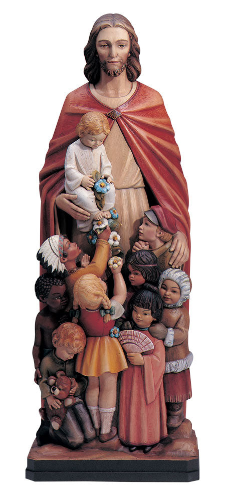 Jesus Protector of the Children Statue - Demetz - Chiarelli's Religious Goods & Church Supply