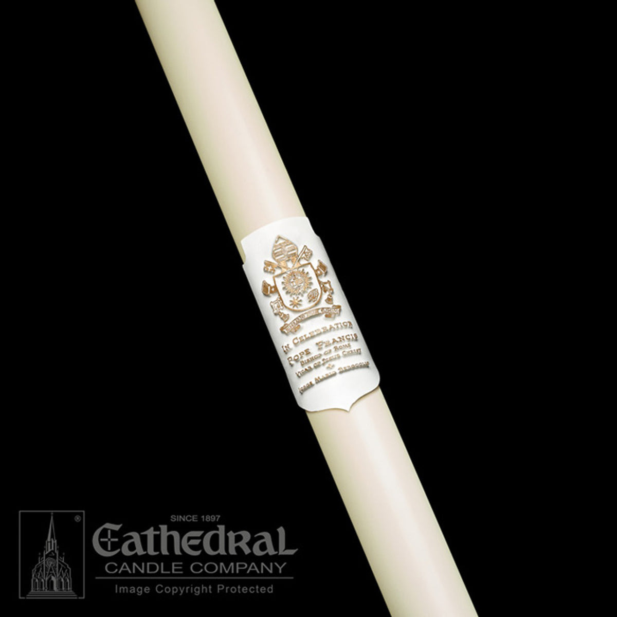 Pontifical Candle | All Sizes – Chiarelli's Religious Goods & Church Supply