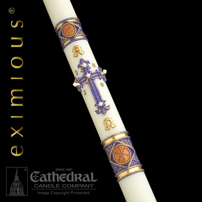 Lilium | Paschal Candle - New* - Cathedral Candle - Chiarelli's Religious Goods & Church Supply