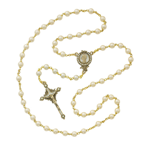 Pearls of Mary Rosary - 7mm - McVan - Chiarelli's Religious Goods & Church Supply