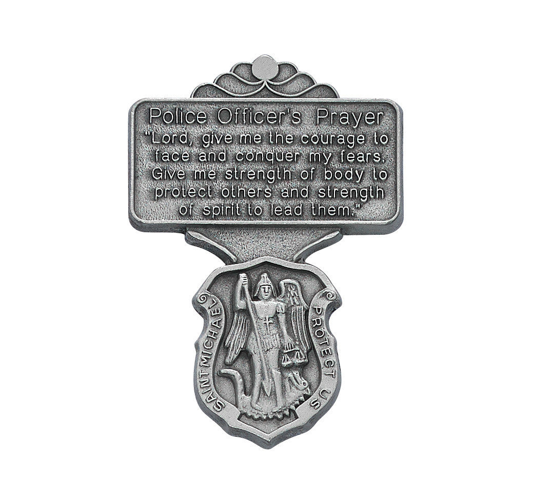 Police Officer Prayer Visor Clip - McVan - Chiarelli's Religious Goods & Church Supply