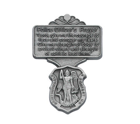 Police Officer Prayer Visor Clip - McVan - Chiarelli's Religious Goods & Church Supply
