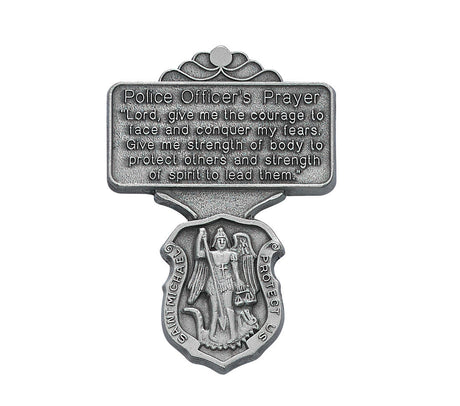 Police Officer Prayer Visor Clip - McVan - Chiarelli's Religious Goods & Church Supply