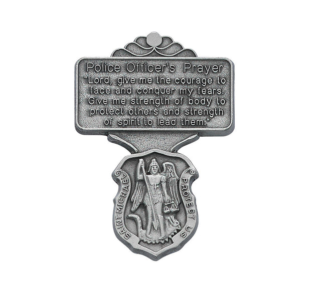 Police Officer Prayer Visor Clip - McVan - Chiarelli's Religious Goods & Church Supply