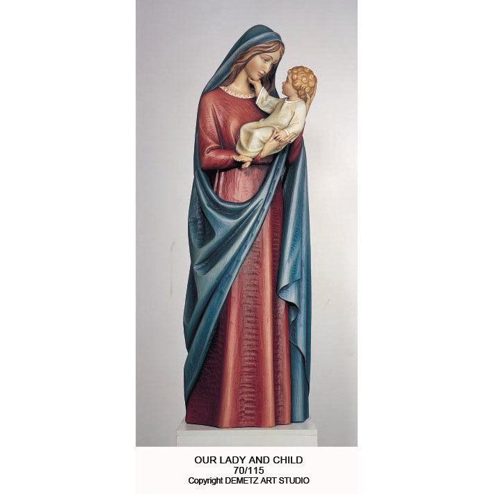 Our Lady and Child Statue - Demetz - Chiarelli's Religious Goods & Church Supply