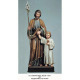 Saint Joseph with Child Jesus Statue - Demetz - Chiarelli's Religious Goods & Church Supply