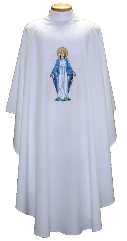 Blessed Mother Vestment Embroidered Front/Back - 2014 - Beau Veste - Chiarelli's Religious Goods & Church Supply