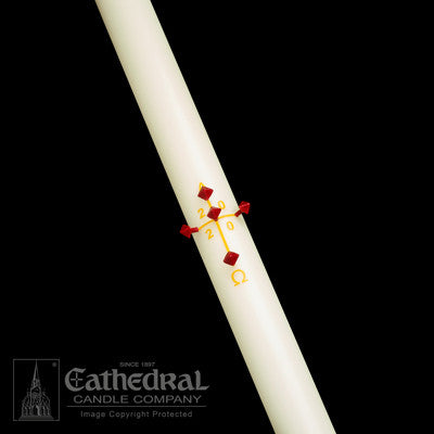 Plain(Blank) | Paschal Candle - Cathedral Candle - Chiarelli's Religious Goods & Church Supply
