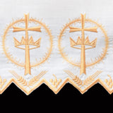 100% Pure Linen Embroidered Altar Linens | All Styles