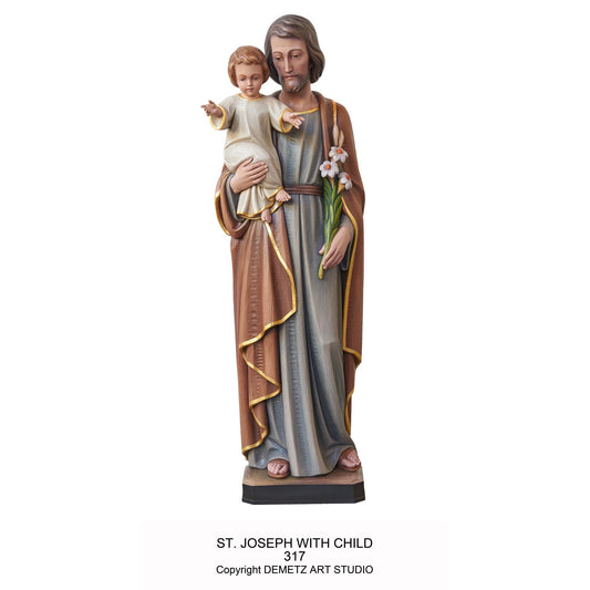 Demetz - Saint Joseph with Child | Mod. 317