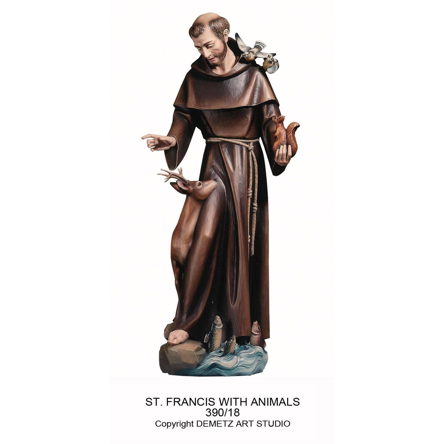 Demetz - St Francis of Assisi w/ Animals | 390/18