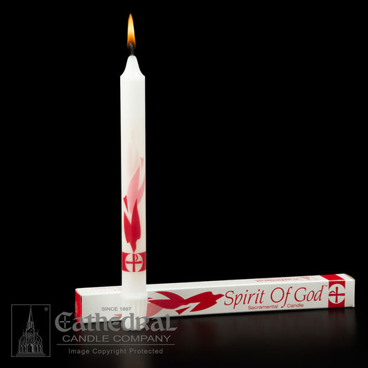 Sacramental Candles - Spirit of God - Cathedral Candle - Chiarelli's Religious Goods & Church Supply