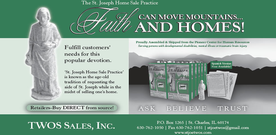 St. Joseph Home Sales Kit - Chiarelli's Religious Good's & Church Supply  - Chiarelli's Religious Goods & Church Supply