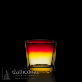 Votive | Light Glasses | 10/15/24 Hour | All Colors - Cathedral Candle - Chiarelli's Religious Goods & Church Supply