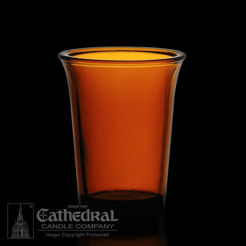 Votive | Light Glasses | 10/15/24 Hour | All Colors - Cathedral Candle - Chiarelli's Religious Goods & Church Supply