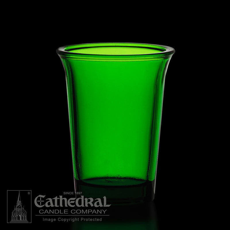 Votive | Light Glasses | 10/15/24 Hour | All Colors - Cathedral Candle - Chiarelli's Religious Goods & Church Supply