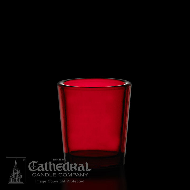 Votive | Light Glasses | 10/15/24 Hour | All Colors - Cathedral Candle - Chiarelli's Religious Goods & Church Supply