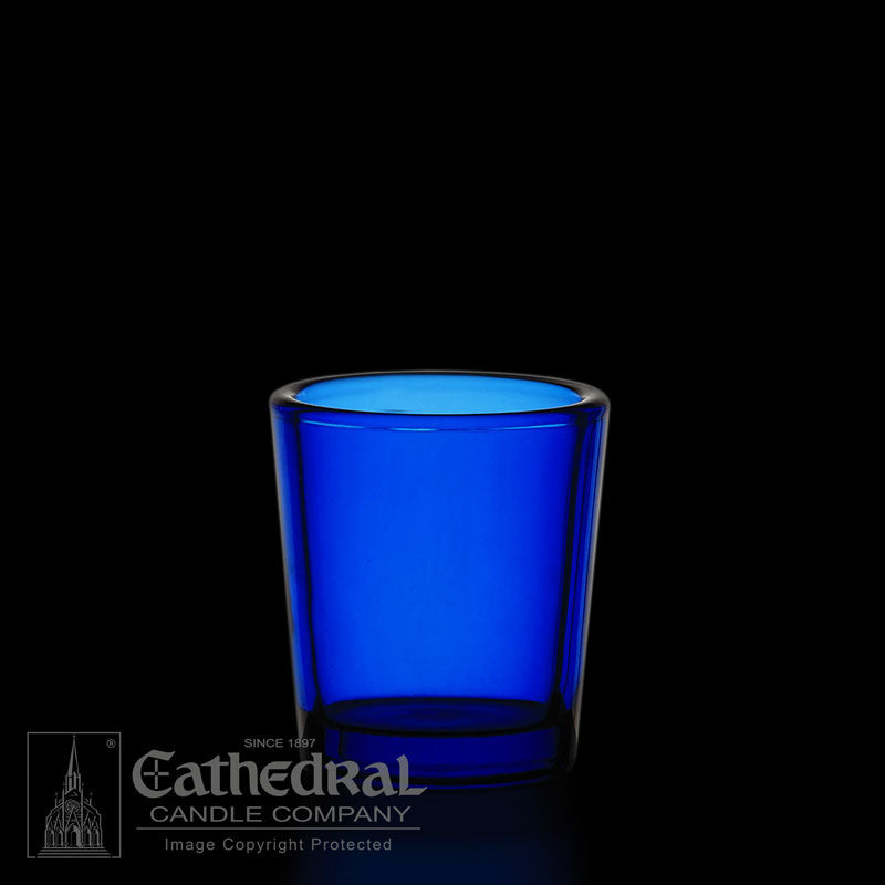 Votive | Light Glasses | 10/15/24 Hour | All Colors - Cathedral Candle - Chiarelli's Religious Goods & Church Supply