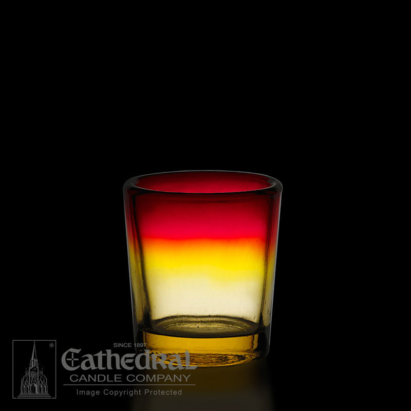 Votive | Light Glasses | 10/15/24 Hour | All Colors - Cathedral Candle - Chiarelli's Religious Goods & Church Supply