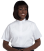 Womens Tab Collar Clergy Shirt - White - Murphy Robes - Chiarelli's Religious Goods & Church Supply