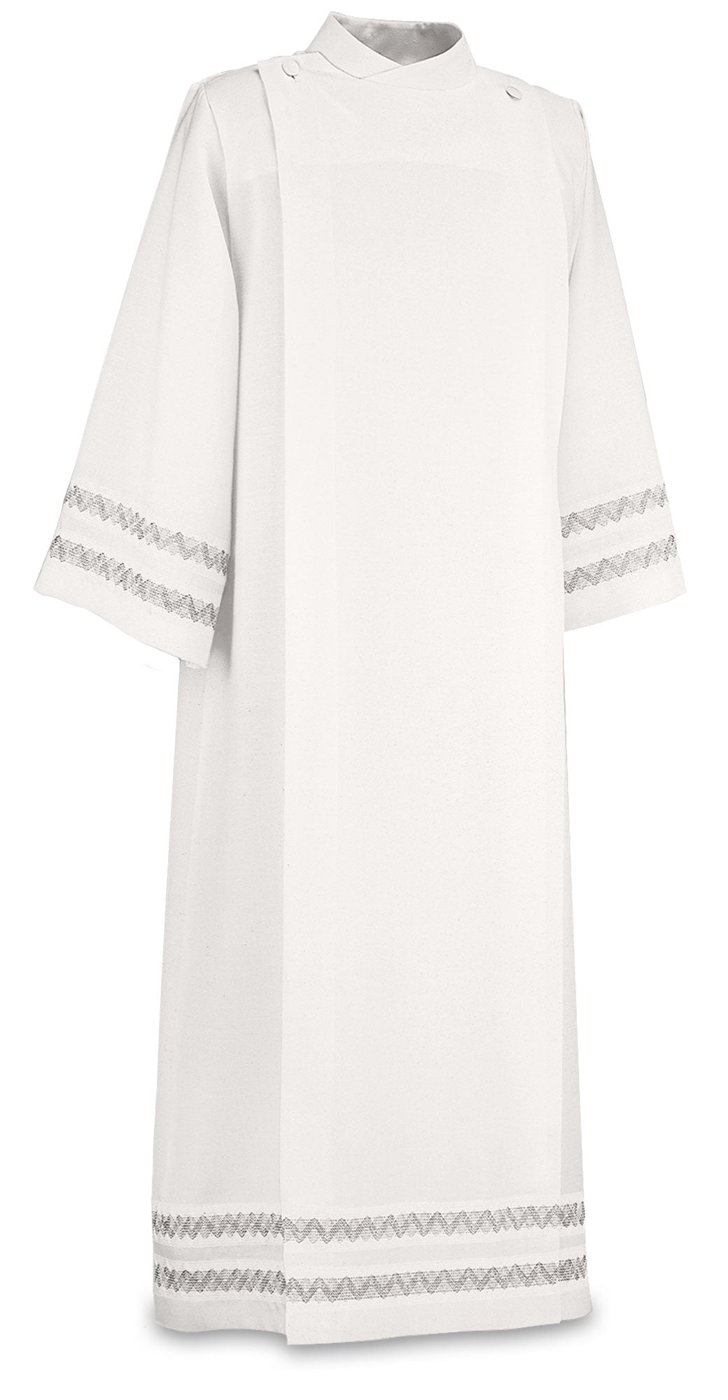 Womens Alb - Grey Embroidery - SLB30059W - Slabbinck - Chiarelli's Religious Goods & Church Supply