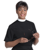 Womens Clergy Blouse Neckband - Black - Murphy Robes - Chiarelli's Religious Goods & Church Supply