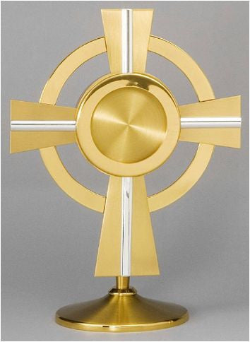 Ostensoria - 24K Gold and Silver Plated - ZM815 - Zieglers - Chiarelli's Religious Goods & Church Supply